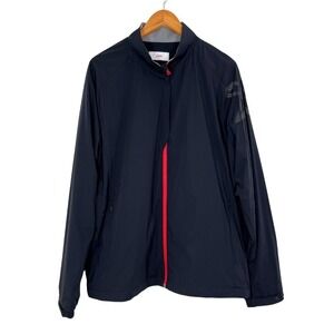 JDX Black Performance Windbreaker Jacket Men's Sz L Performance‎ Golf Activewear
